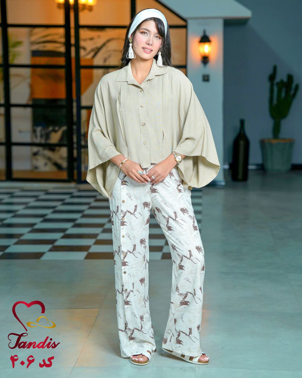 مانتو شلوار کد 406
